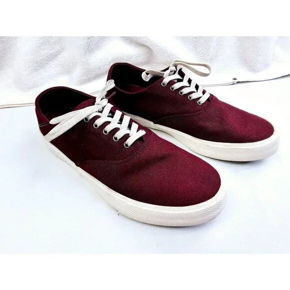 Sperry Top Sider Size 8.5M Women's Burgundy Low Lace Fashion Sneakers #STS81696 - Picture 6 of 12